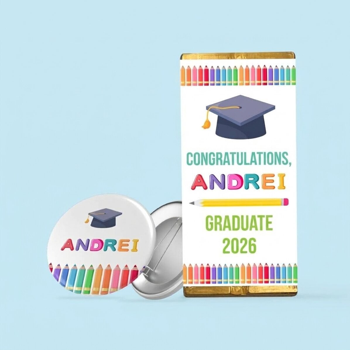 Coffret cadeau personnalisé pour enfants - Remise des diplômes