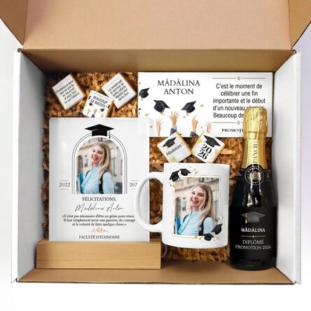 Coffret cadeau pour les diplômés - Cartes de vœux