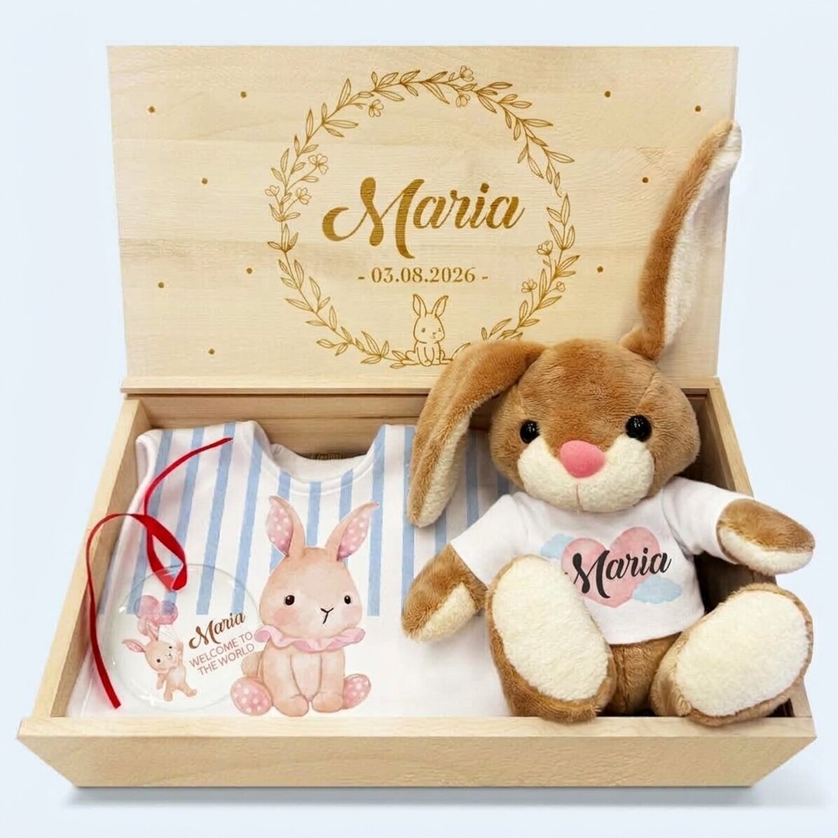 Coffret cadeau pour nouveau-nés - Fille