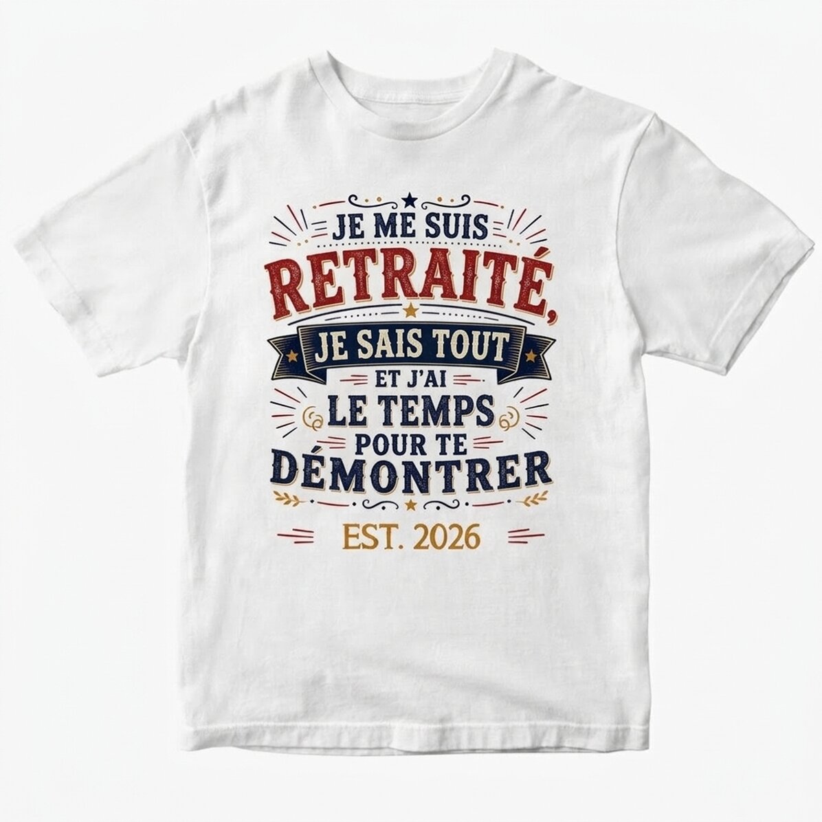 T-shirt en coton personnalisé avec l