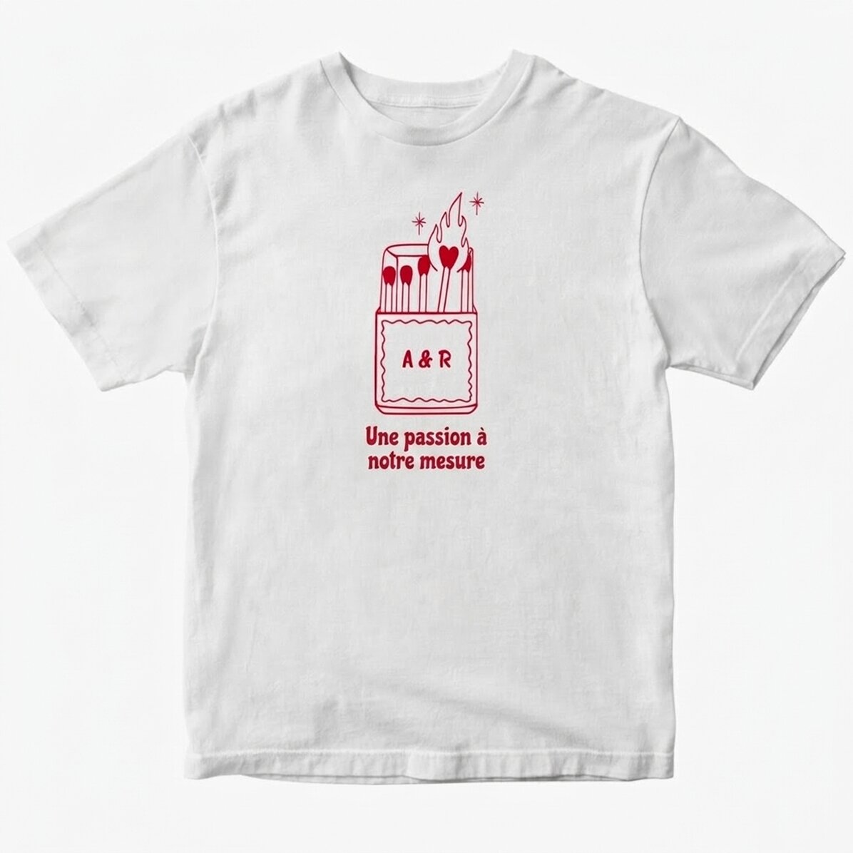 T-shirt en coton personnalisé avec des initiales - Heaven