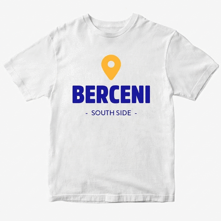 T-shirt en coton personnalisé avec le nom de ton quartier