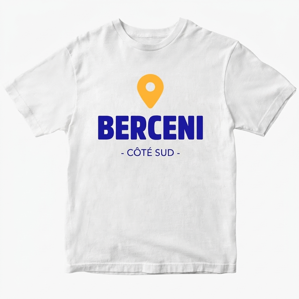 T-shirt en coton personnalisé avec le nom de ton quartier