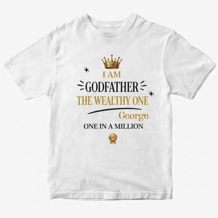 T-shirt en coton personnalisé avec un texte - « Le nez du riche »