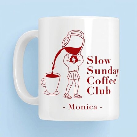Tasse personnalisée avec texte - Coffee Club