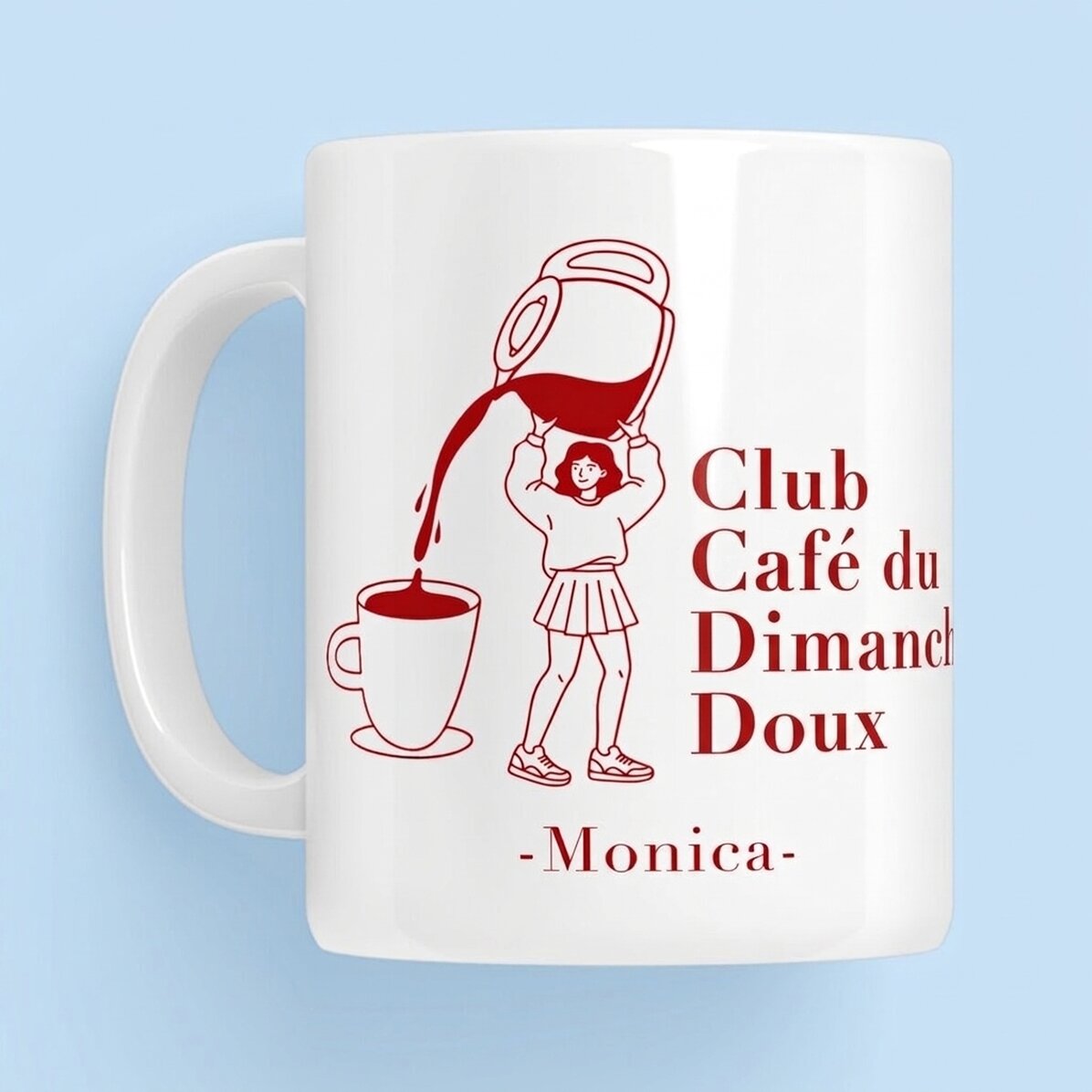 Tasse personnalisée avec texte - Coffee Club
