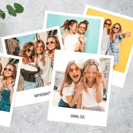 Impression de photos - lot de 8 photos au format Polaroid 10 x 12 cm