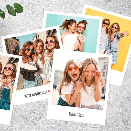 Impression de photos - lot de 8 photos au format Polaroid 10 x 12 cm