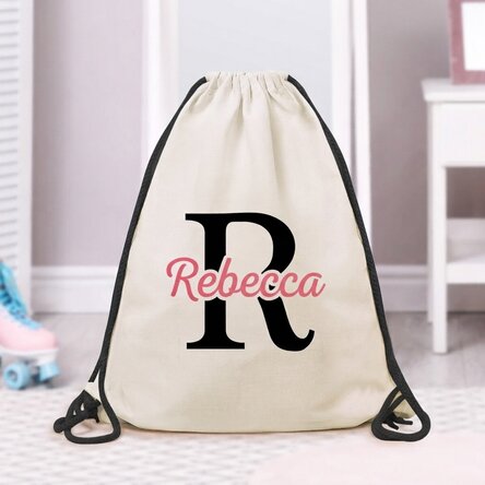 Sac à dos personnalisé avec prénom et initiale