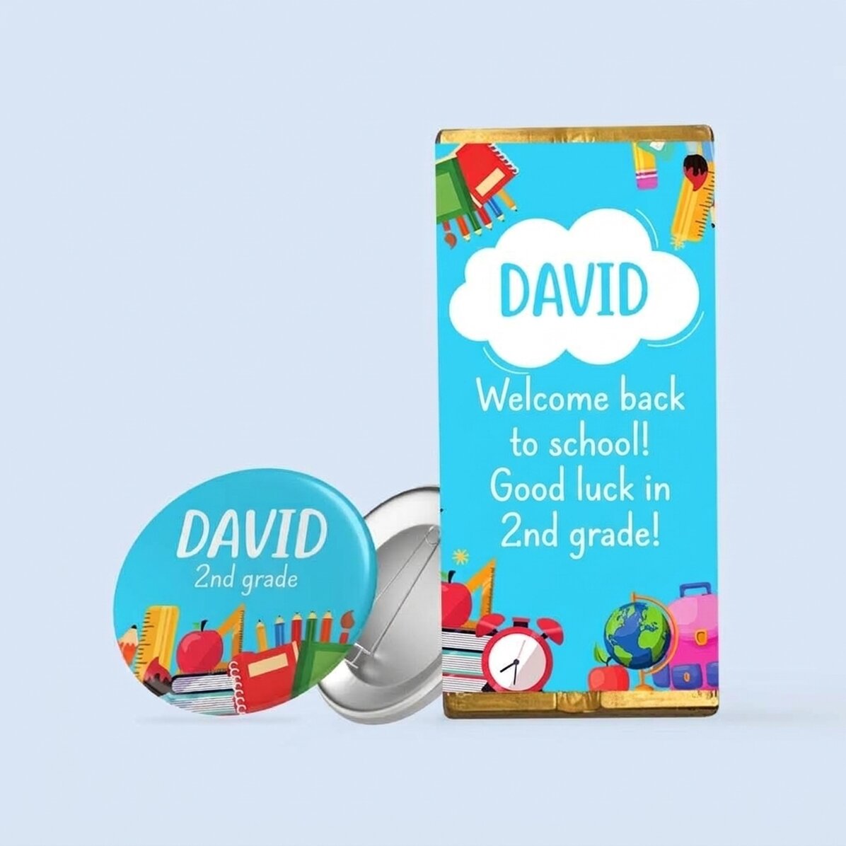 Coffret cadeau personnalisé pour enfants - Bon retour à l