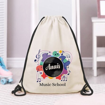 Sac à dos personnalisé avec inscription - Musique