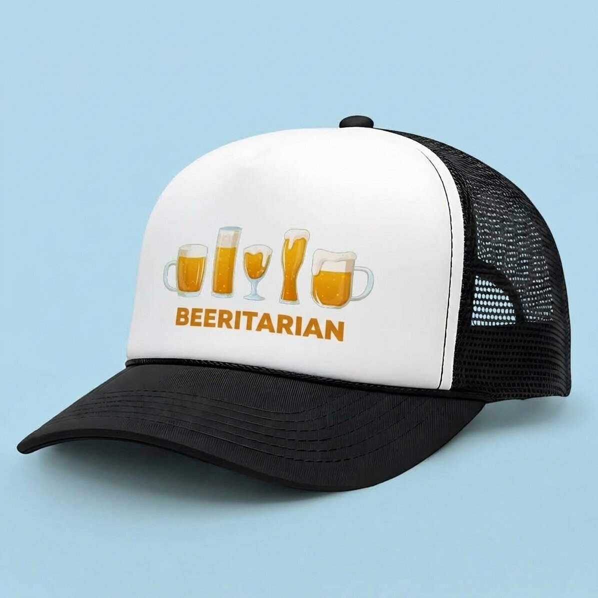 Casquette personnalisée avec message - Beergetarian