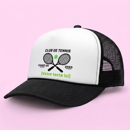 Casquette personnalisée avec message - Tenis