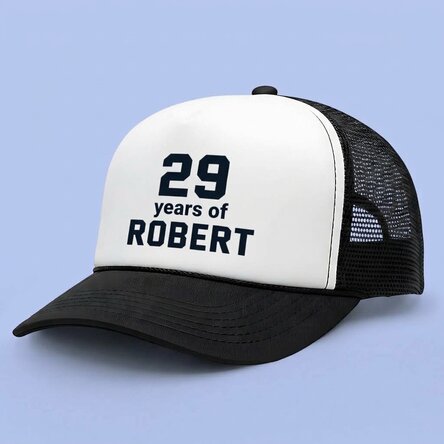 Casquette personnalisée avec numéro et nom