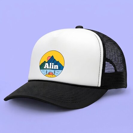 Casquette personnalisée avec prénom - Camping