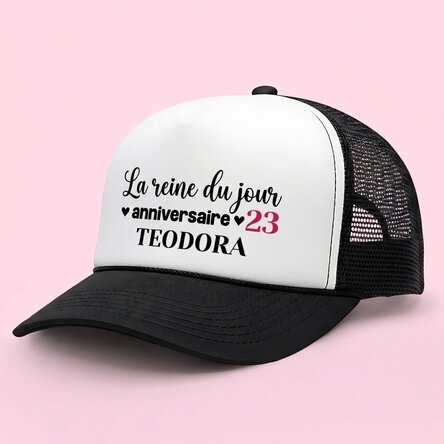 Casquette personnalisée avec inscription - Birthday girl