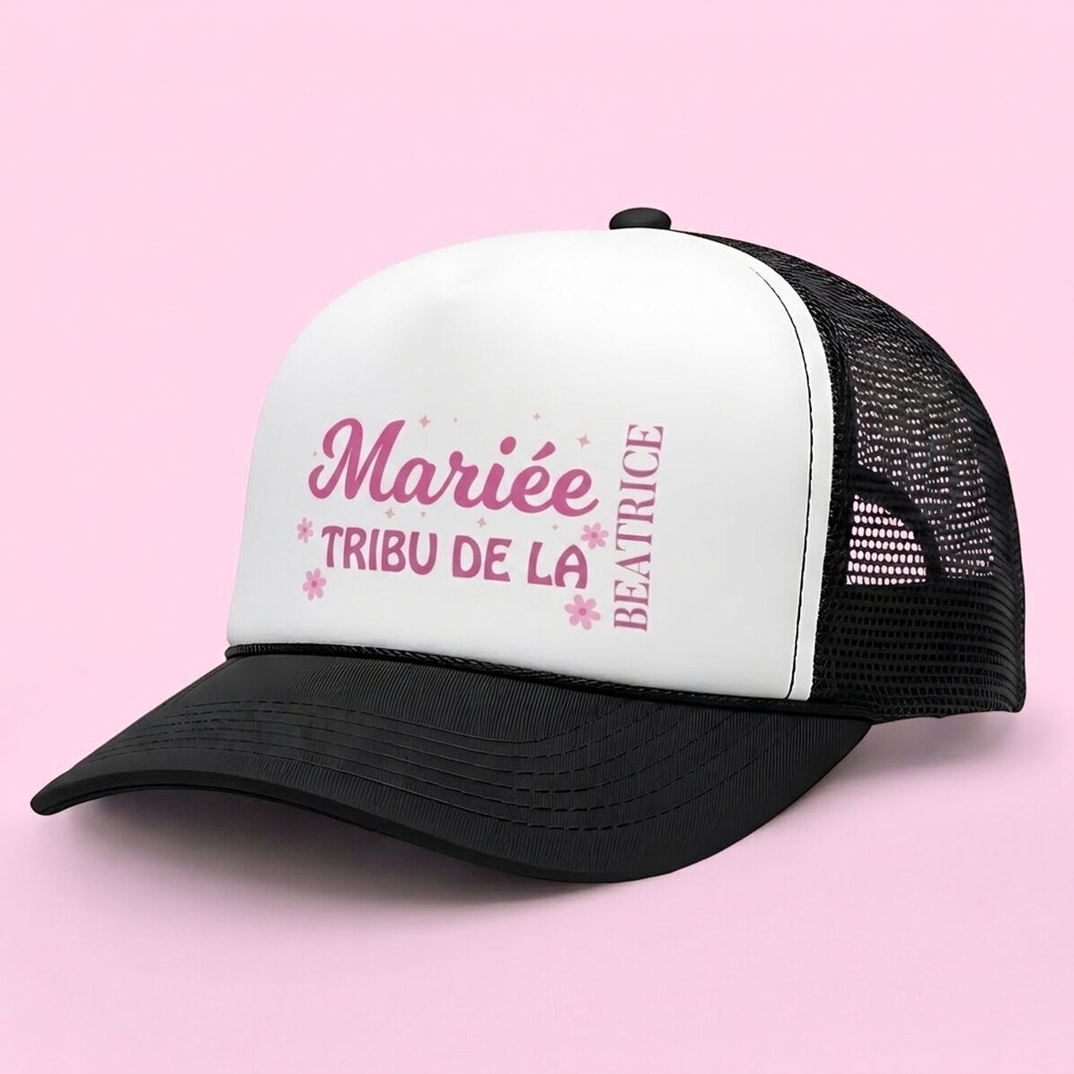 Casquette personnalisée avec inscription - Bride tribe