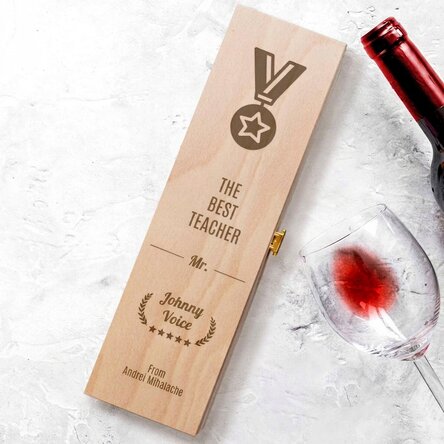 Coffret de vin personnalisé - Le plus...