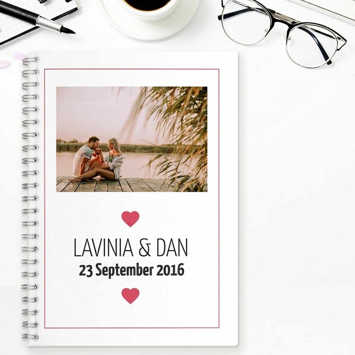 Carnet personnalisé - Love Story