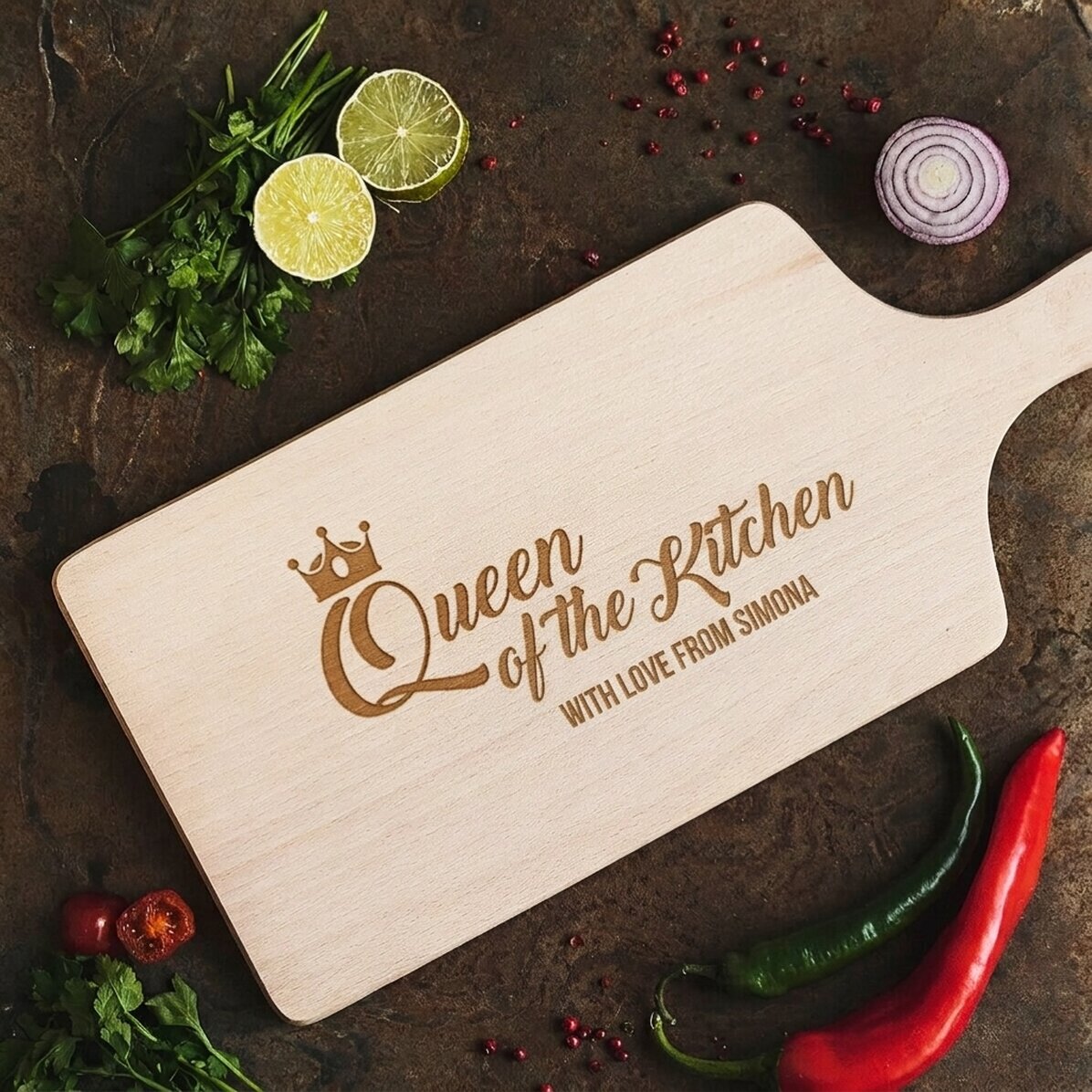 Planche à découper personnalisée - Queen Of The Kitchen