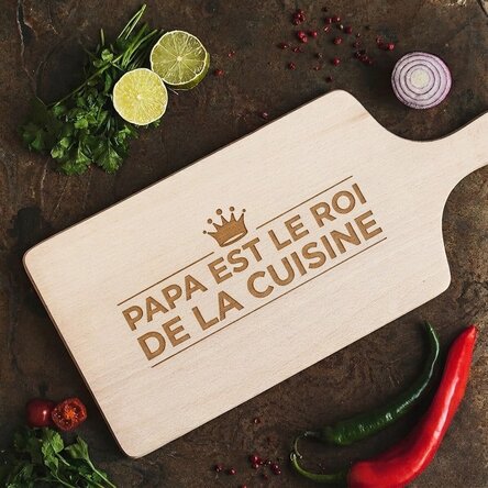 Planche à découper personnalisée - The King Of The Kitchen