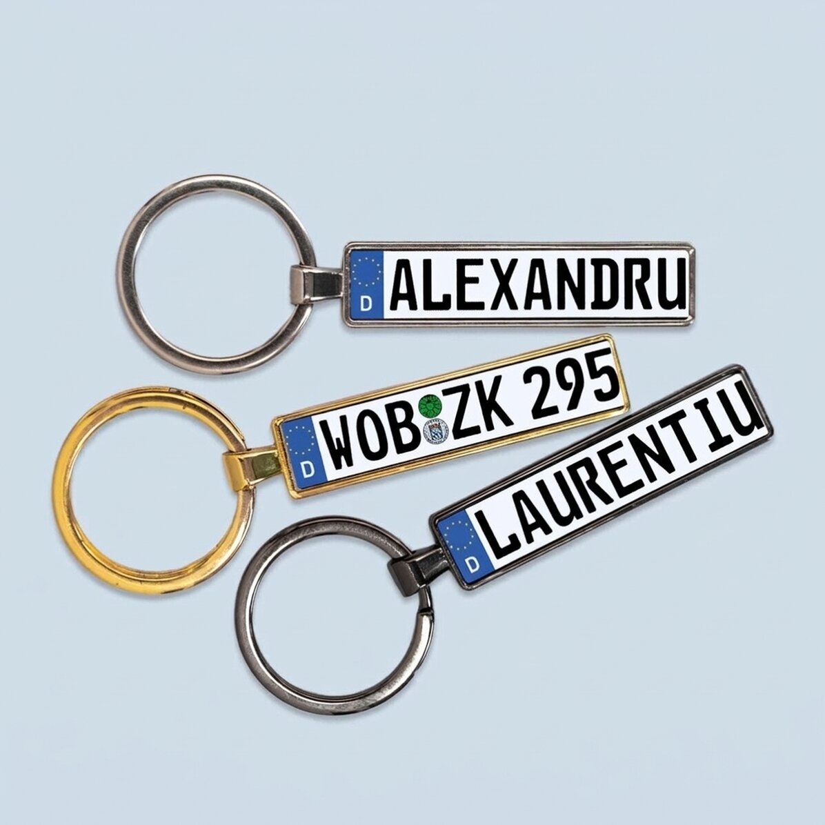 Porte-clés personnalisé avec un numéro d