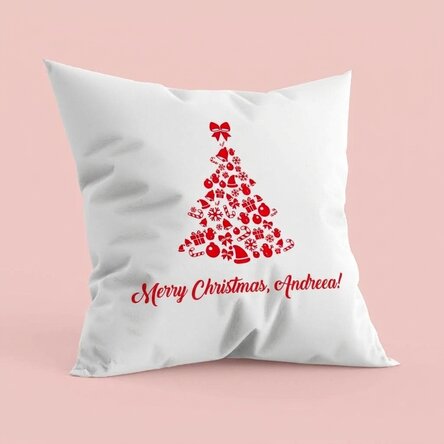 Coussin personnalisé - Joyeux Noël !