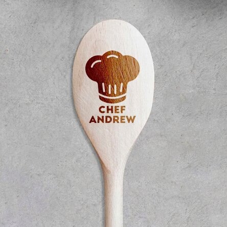 Cuillère en bois personnalisée - Chef