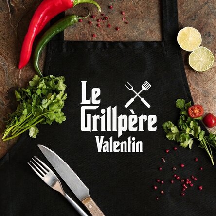 Tablier personnalisé - The Grillfather
