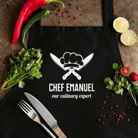 Assortiment personnalisé - Cuisinier aux couteaux