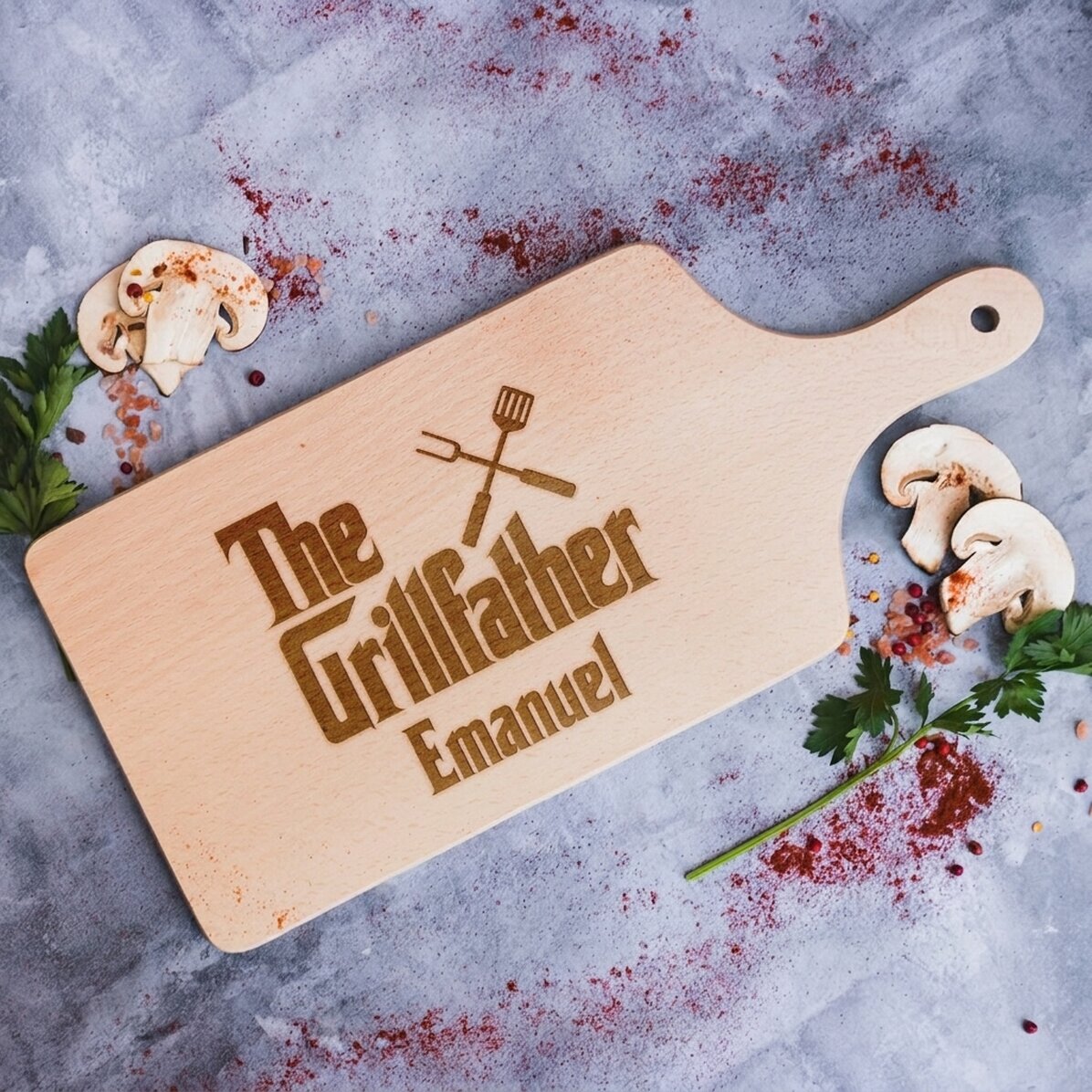 Planche à découper personnalisée - The Grillfather
