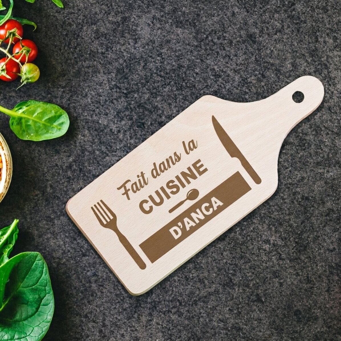 Mini-planche à découper personnalisée - Fabriqué dans la cuisine