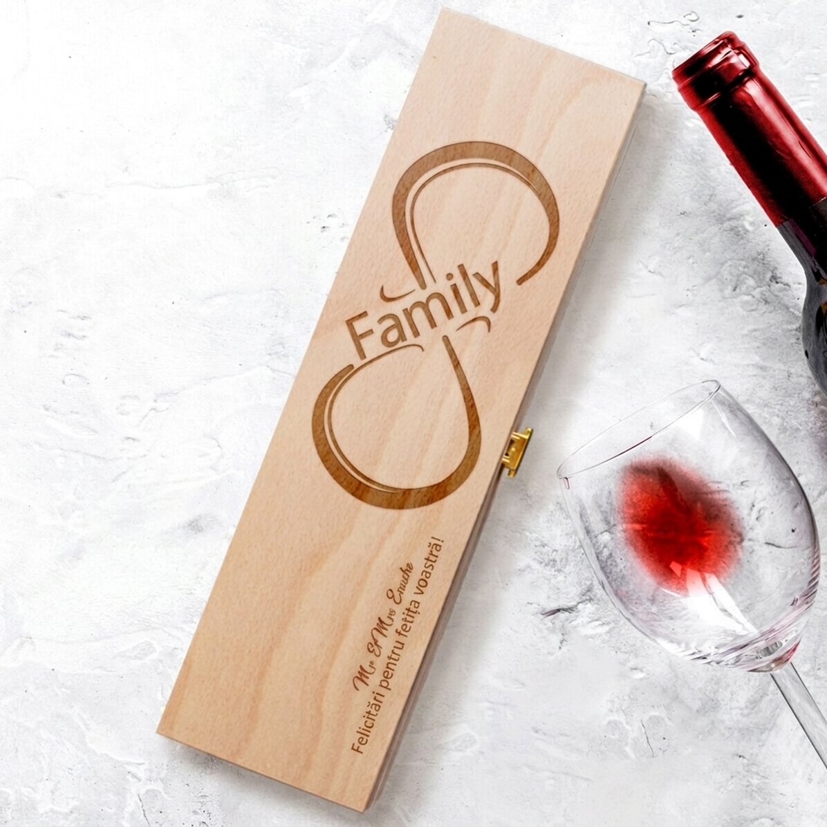 Coffret de vin personnalisé - Infinite Family