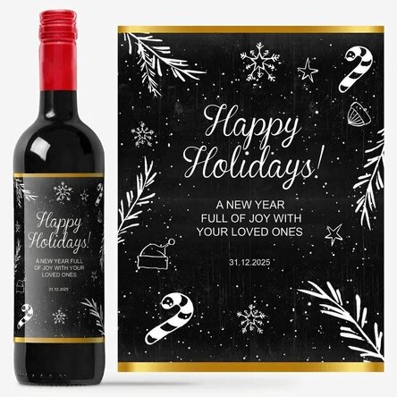 Vin personnalisé - Christmas Time