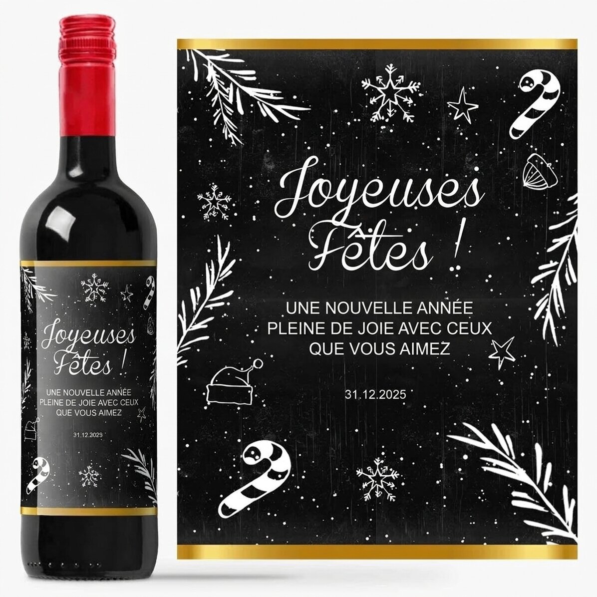 Vin personnalisé - Christmas Time