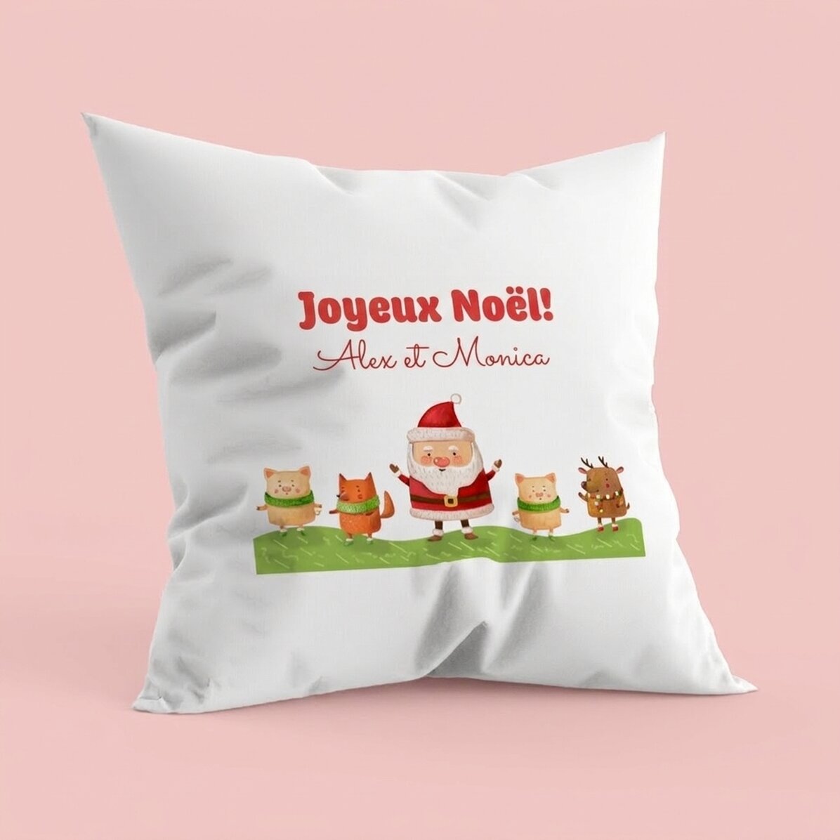 Oreiller personnalisé - Père Noël