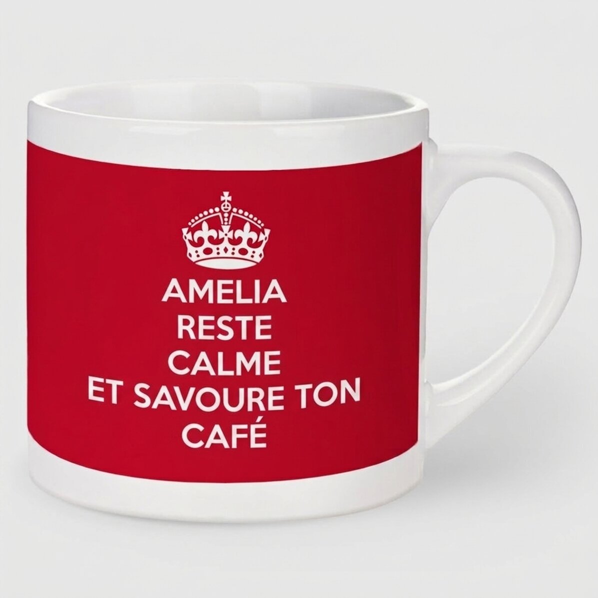 Tasse à espresso personnalisée - KEEP CALM AND...