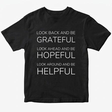 Personalised T-shirt with text - portrait