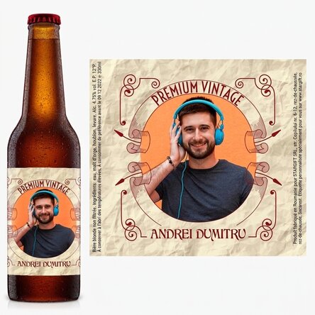 Bière personnalisée - Premium vintage