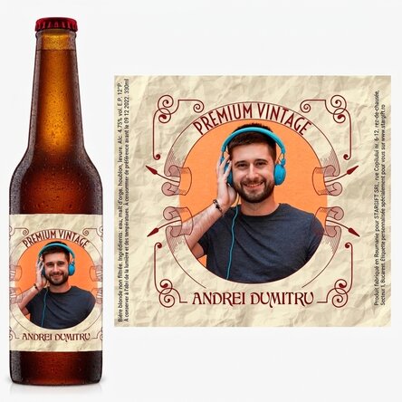 Bière personnalisée - Premium vintage