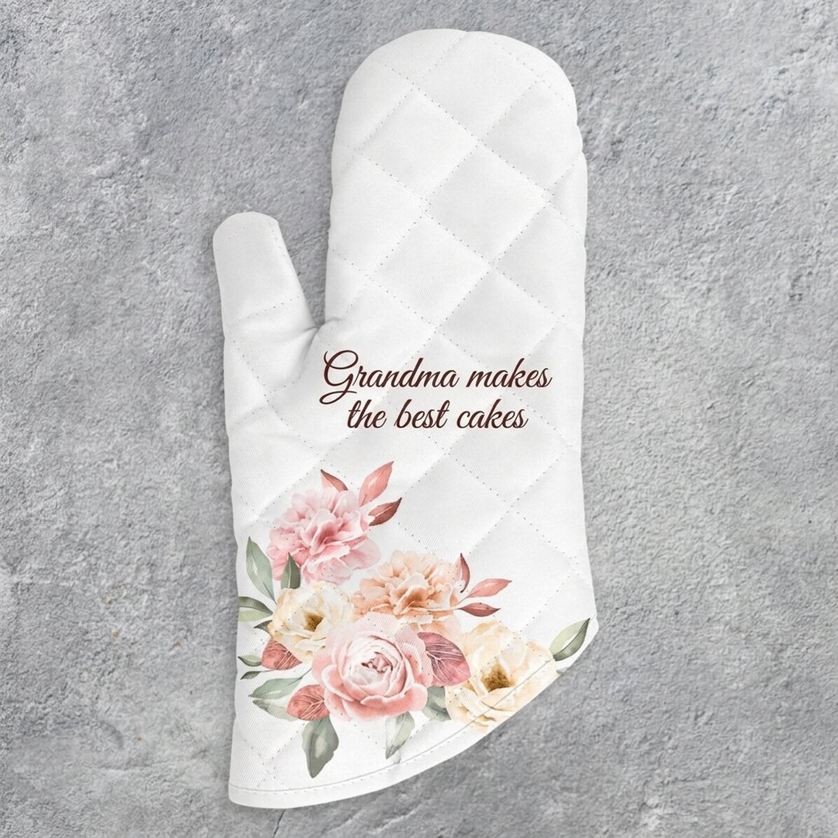 Gant de cuisine personnalisé avec inscription - « Grandma