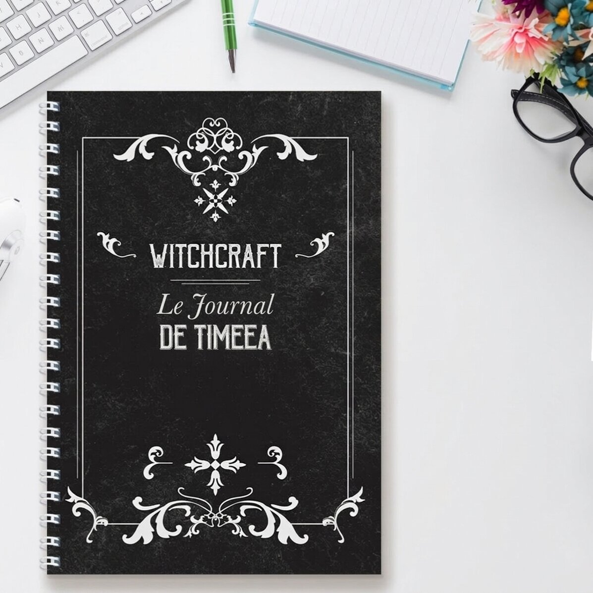 Carnet personnalisé avec l
