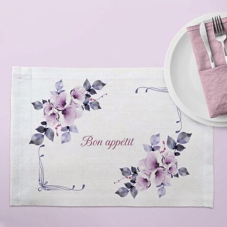 Support d'assiette personnalisé - Bon appétit