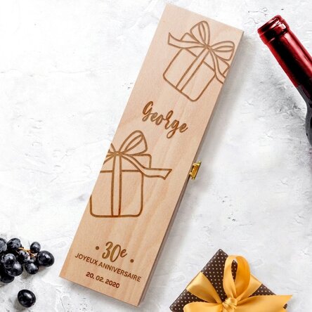 Coffret de vin personnalisé - Le cadeau idéal