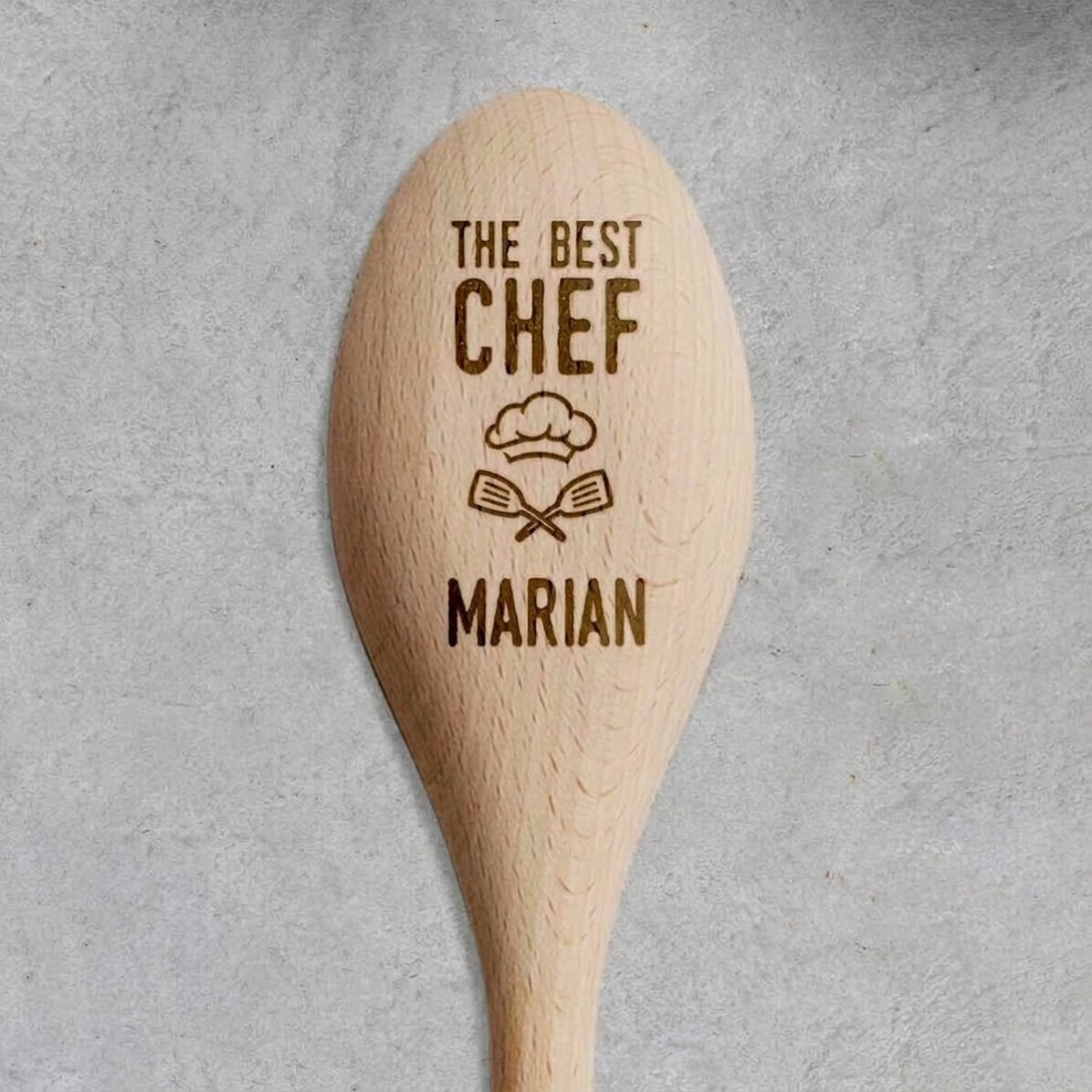 Cuillère en bois personnalisée - Best chef