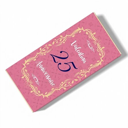 Chocolat personnalisé avec un message - Anniversaire
