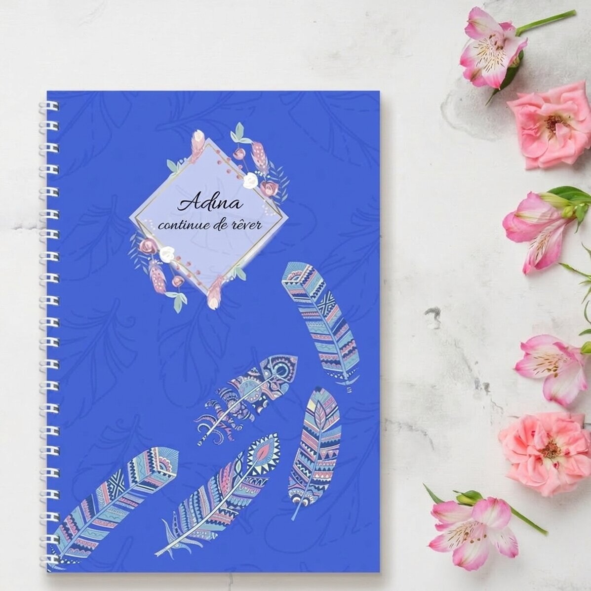 Carnet personnalisé avec inscription - Keep dreaming