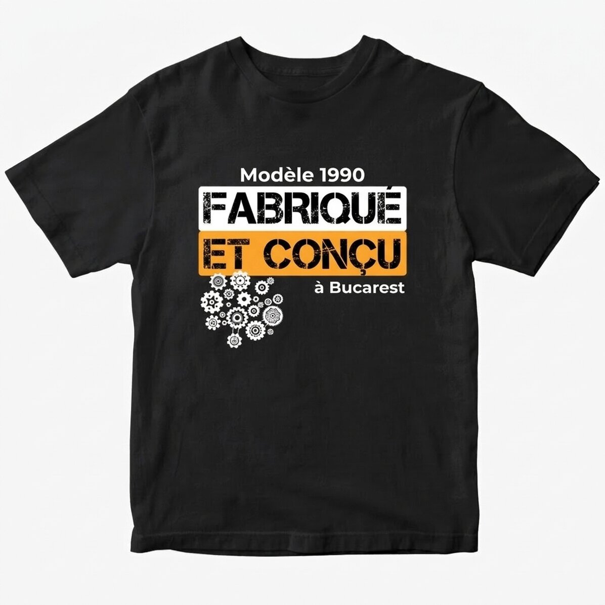 T-shirt personnalisé - modèle « Année de fabrication »