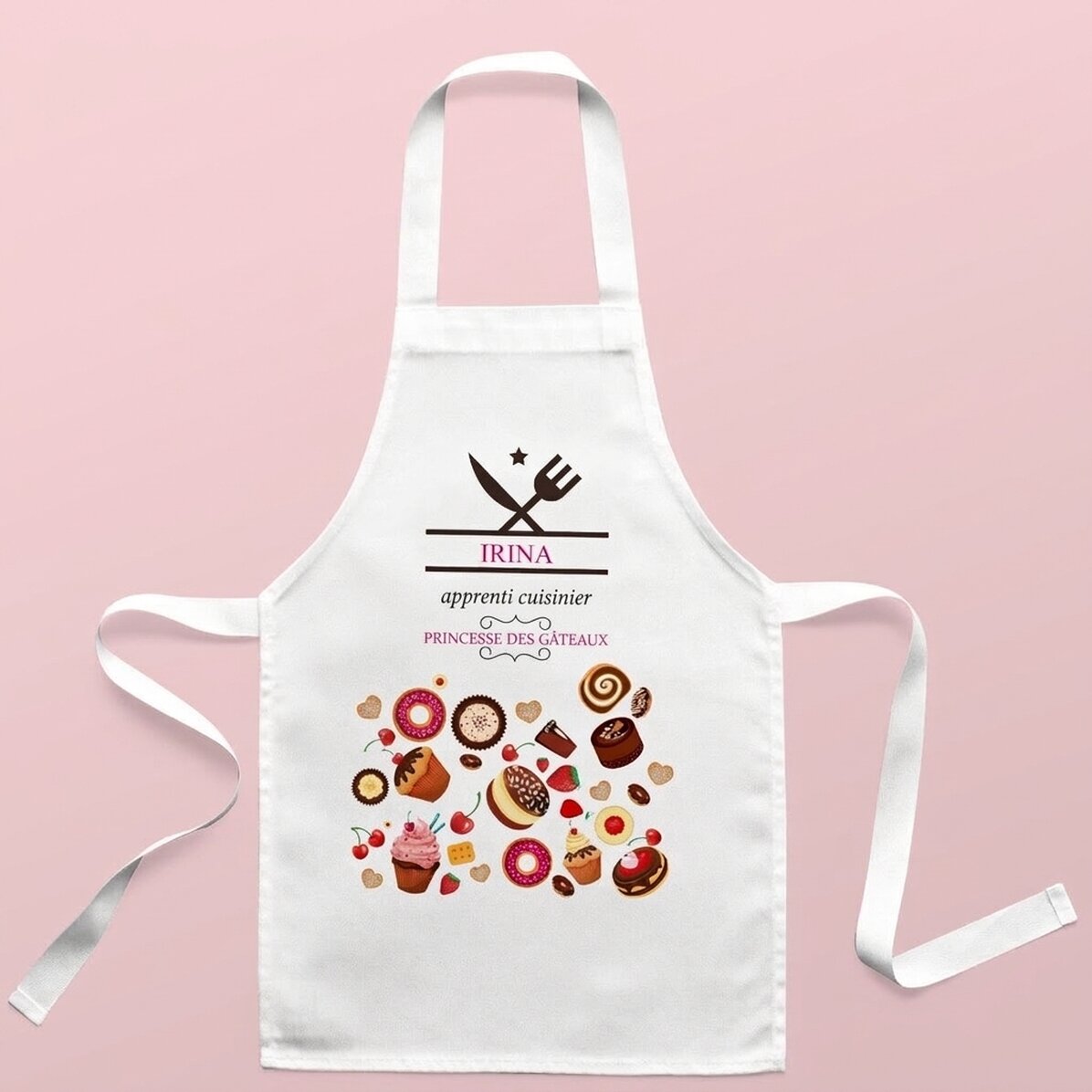 T-shirt personnalisé pour enfants avec inscription - Junior de cuisine