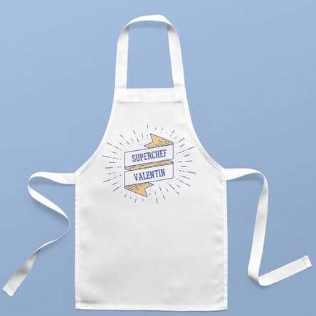T-shirt personnalisé pour enfants avec inscription - Superchef